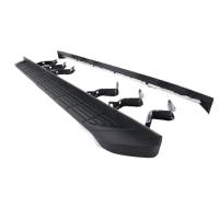 Ford Ranger Running Boards Side Steps (Black/chrome) 2016_2022